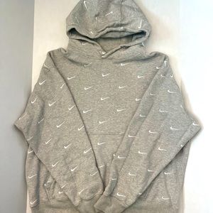 Nike NRG All Over Swoosh Logo Hoodie